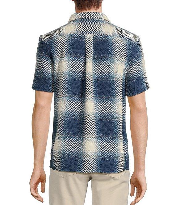 Rowm Short Sleeve Chunky Twill Button-Front Shirt Product Image