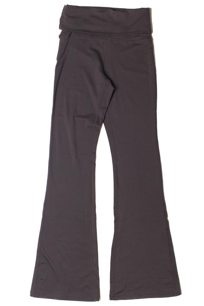 Fold Over Fleece Lined Flare Leggings Product Image