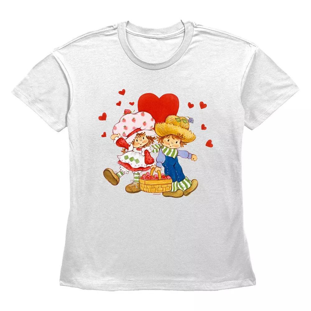 Women's Strawberry Shortcake And Huckleberry Pie Love Graphic Tee,  Product Image