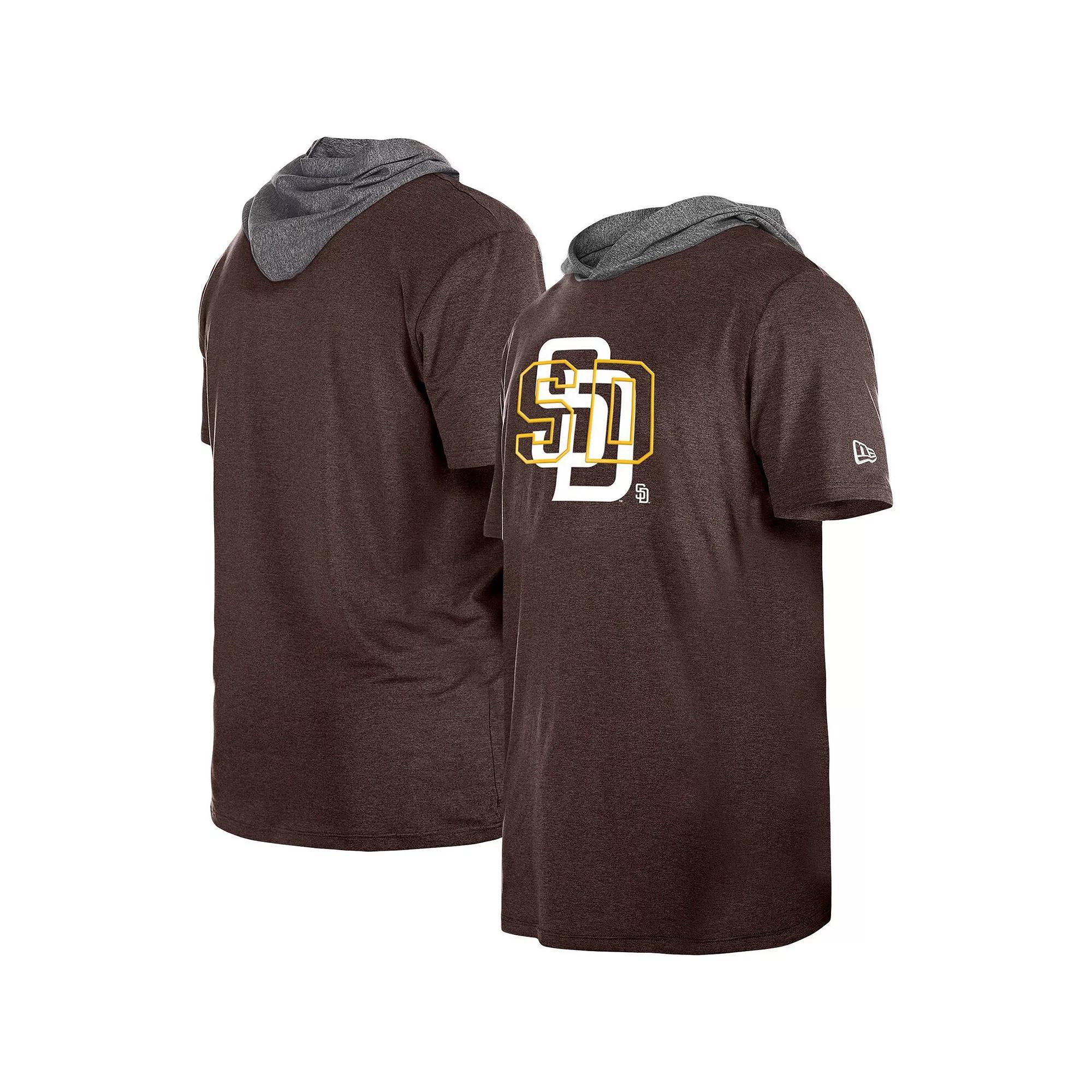 Men's New Era Brown San Diego Padres Team Hoodie T-Shirt, Size: Large Product Image