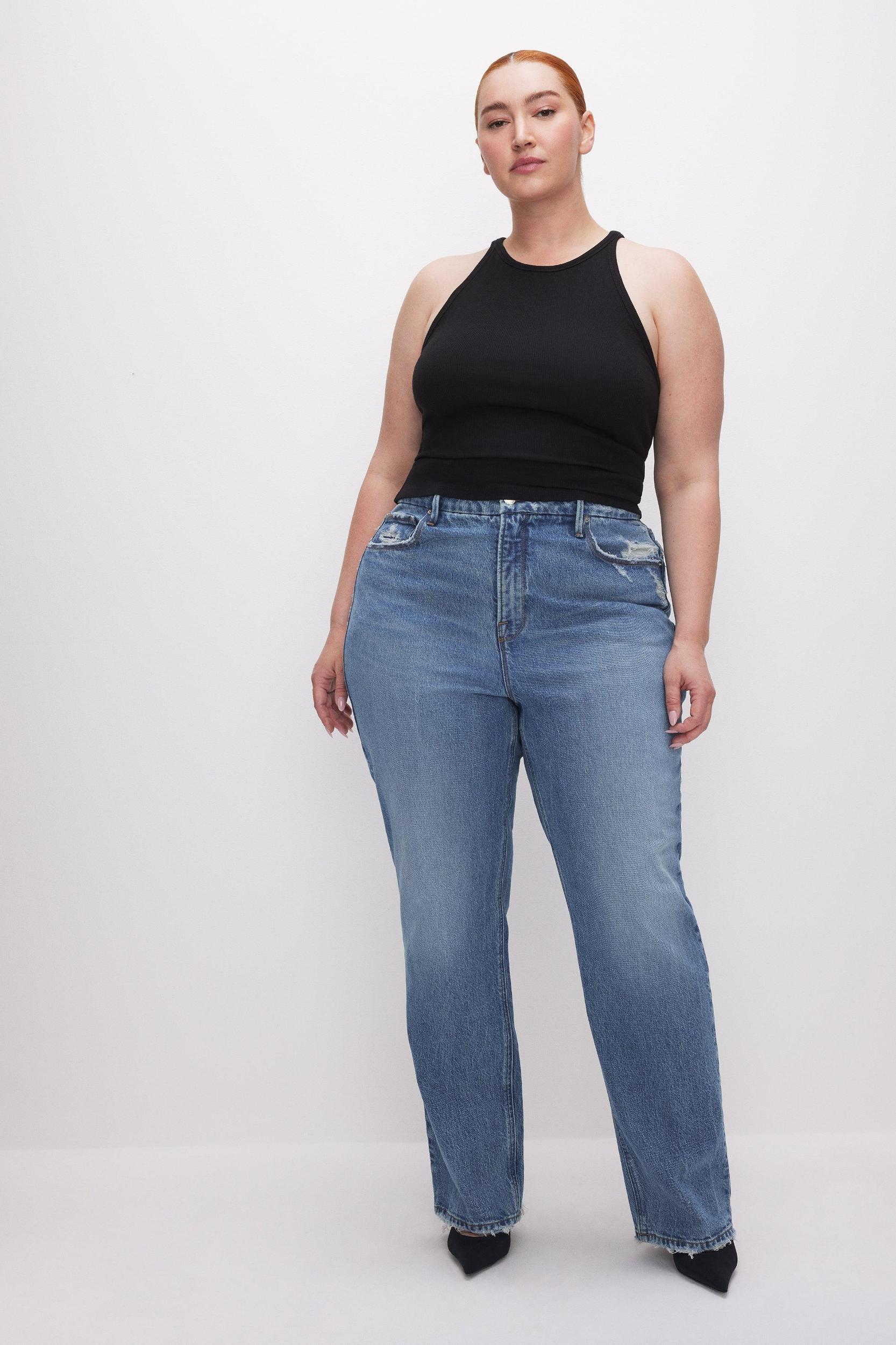 MICRO RIB CREWNECK TANK | BLACK001 Product Image