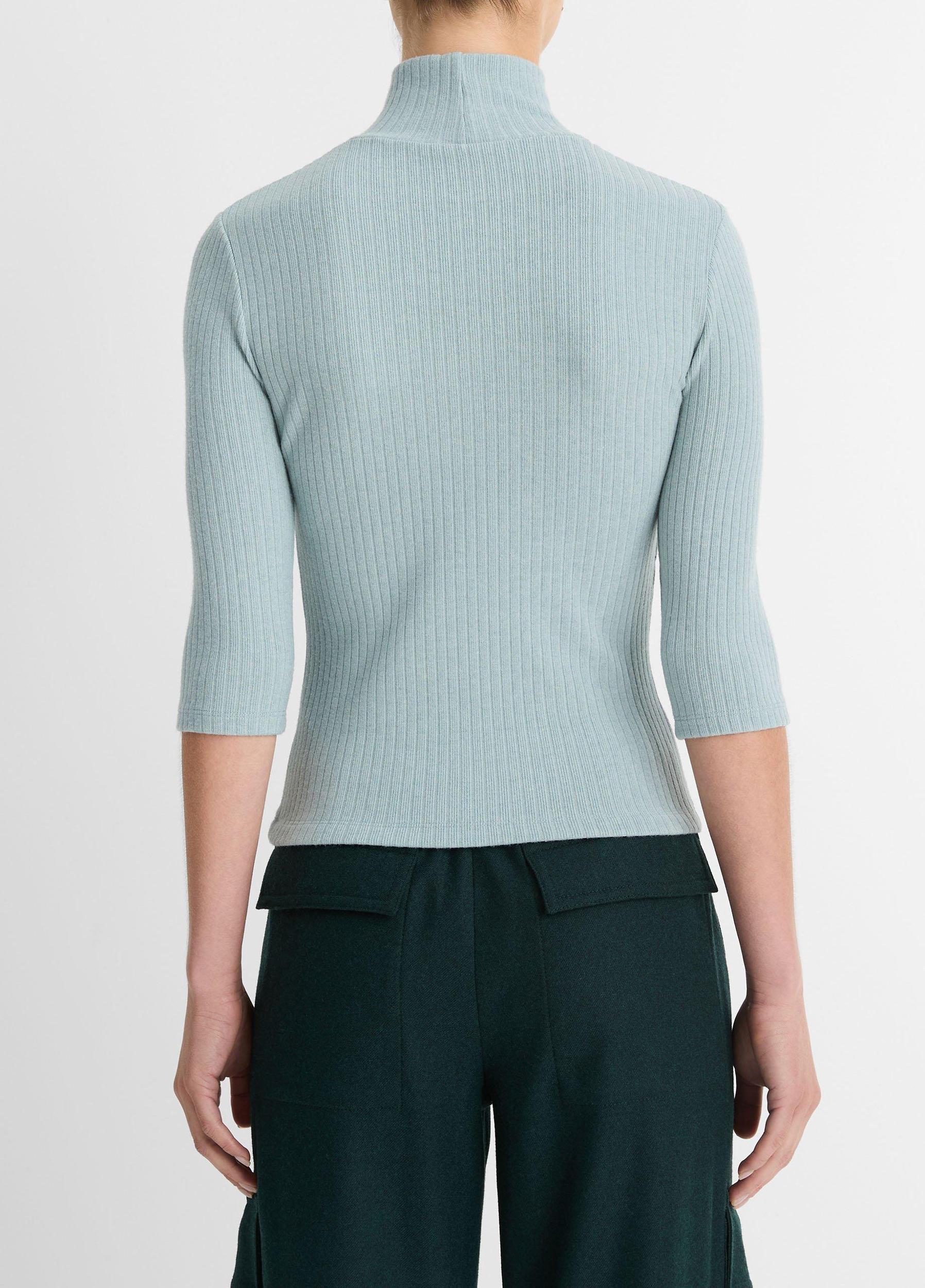 Ribbed Turtleneck Top Product Image
