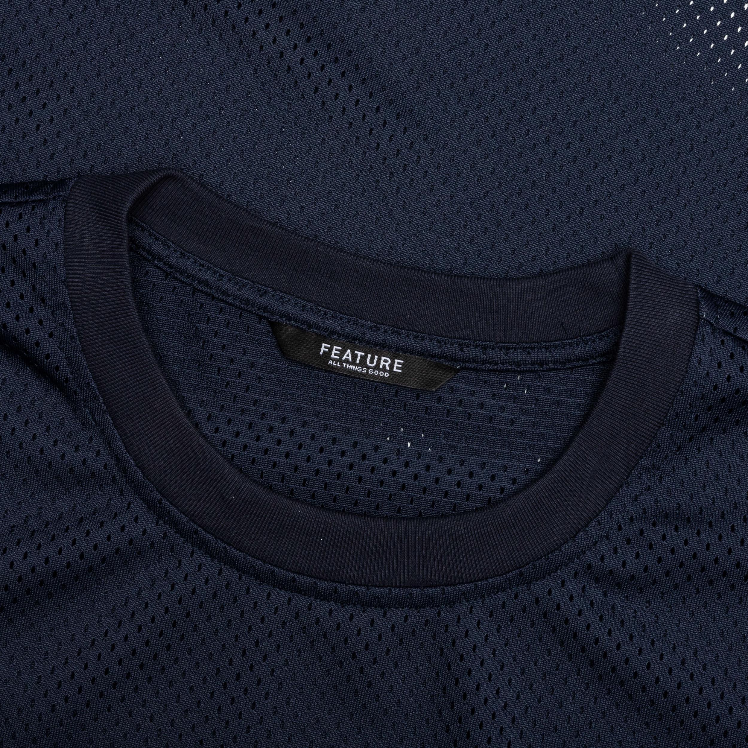 Boyer Mesh Tee - Navy Male Product Image