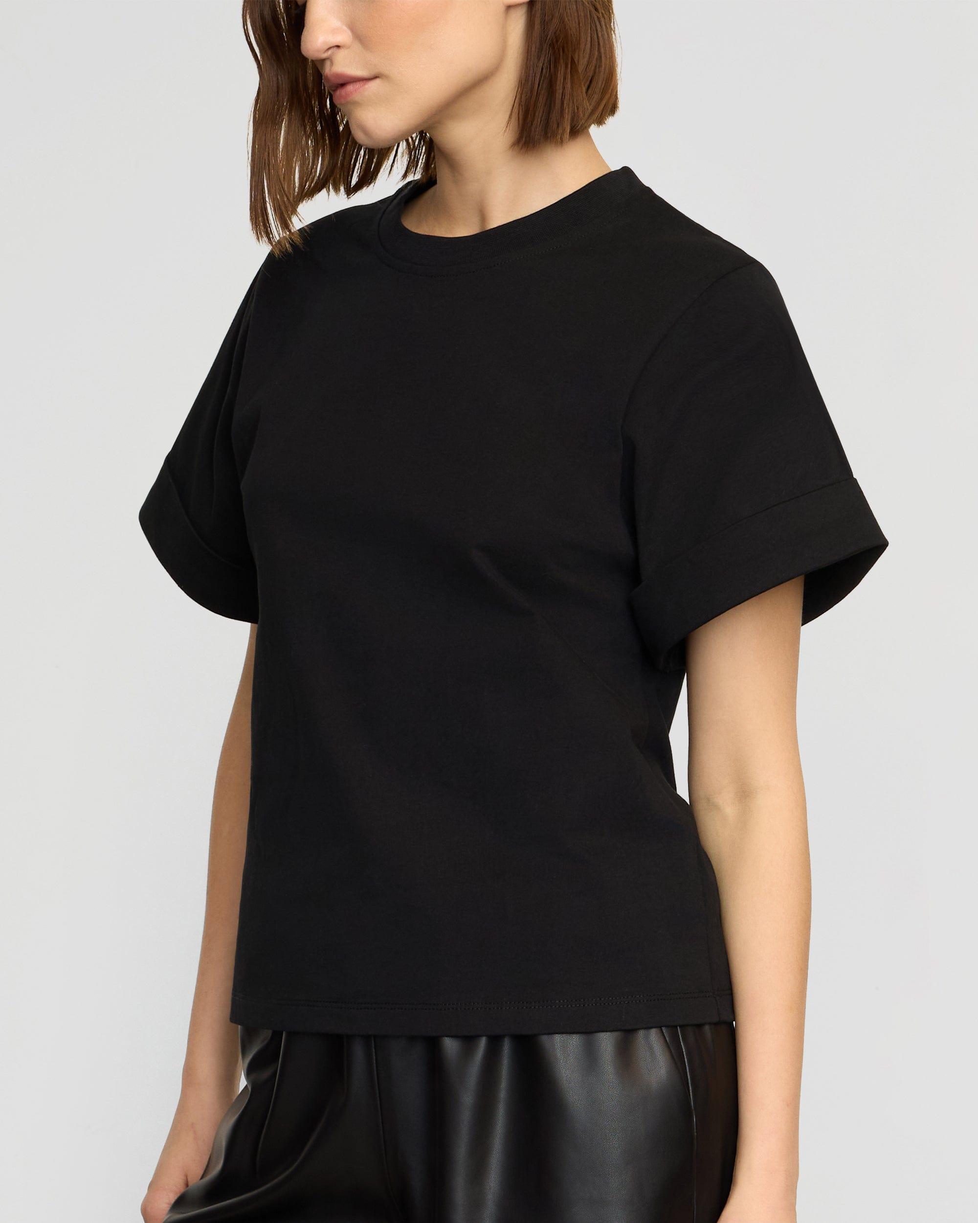Terri Organic Cotton Structured-Cuff Tee Product Image