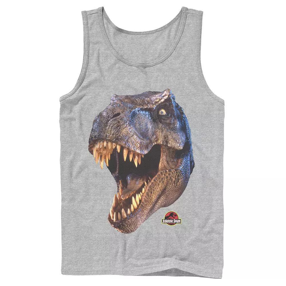 Men's Jurassic Park T-Rex Head Roar Tank Top,  Product Image