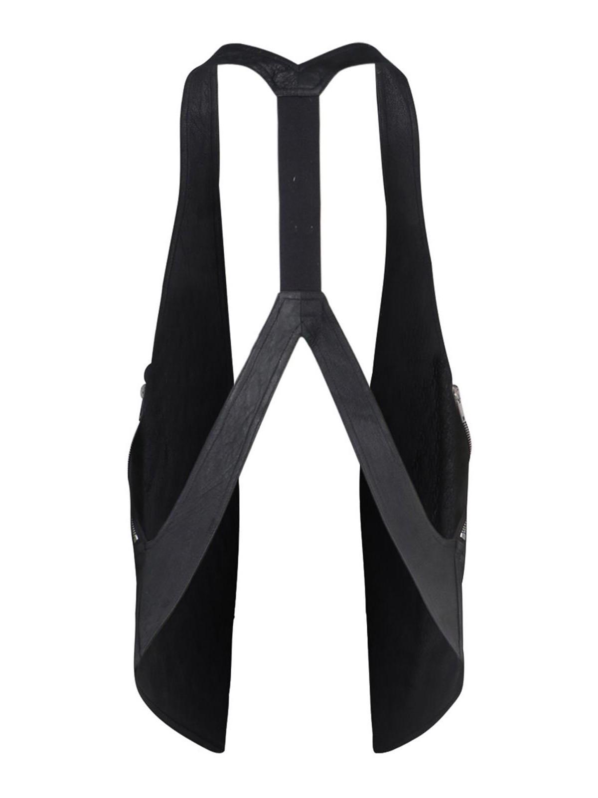 RICK OWENS Waistcoat In Black Product Image