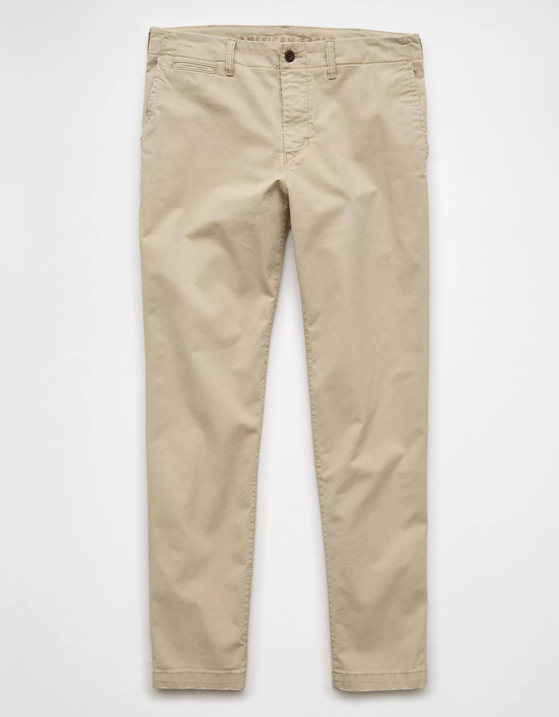 AE Flex Slim Straight Lived-In Khaki Pant Product Image