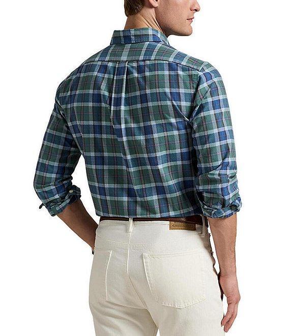 Polo Ralph Lauren Classic Fit Multi Plaid Oxford Long Sleeve Woven Shirt Product Image