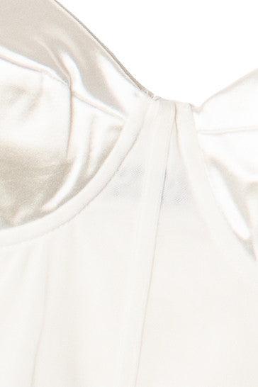 Satin Mesh Bustier Product Image