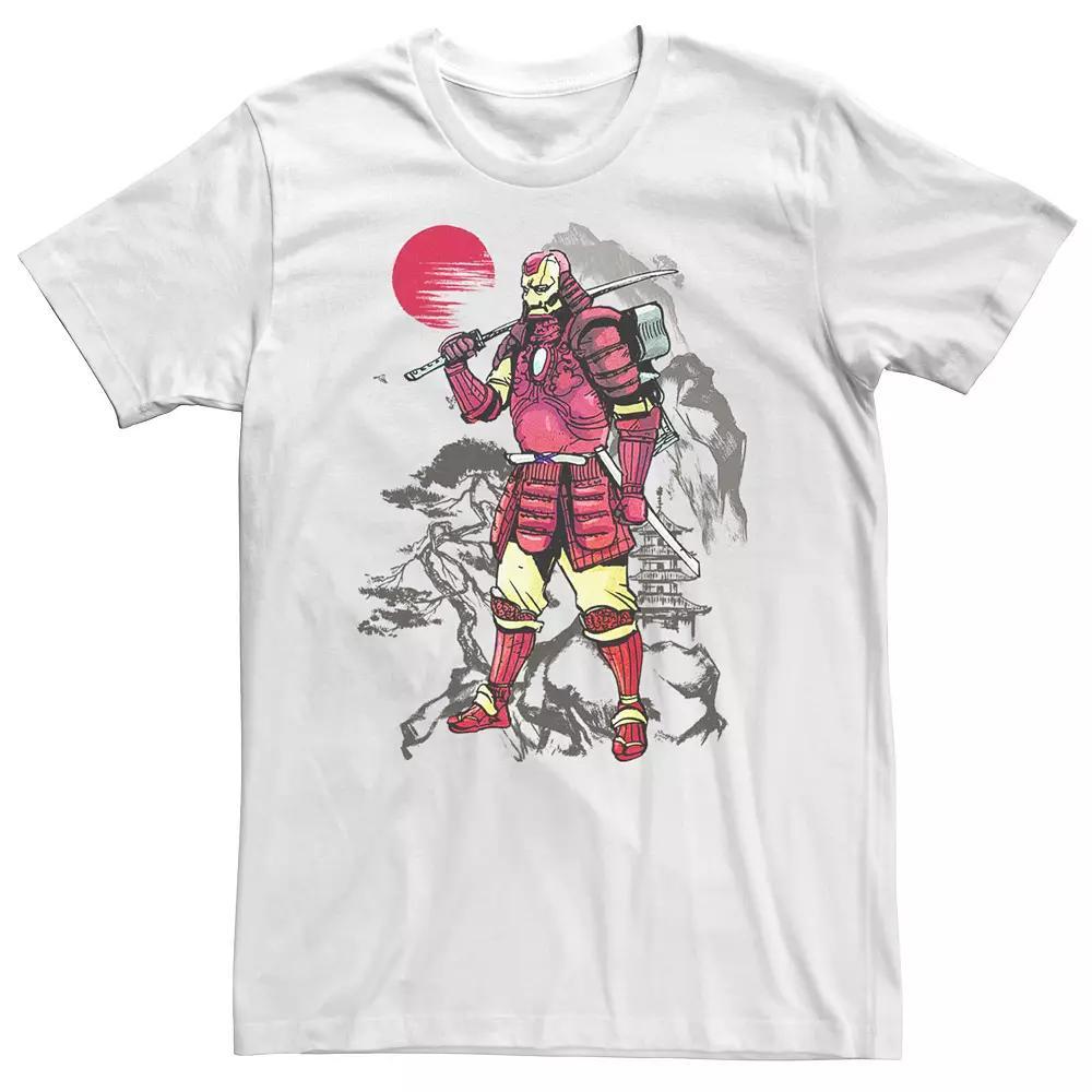Big & Tall Marvel Iron Man Samurai Mountain Sunset Tee, Men's,  Product Image