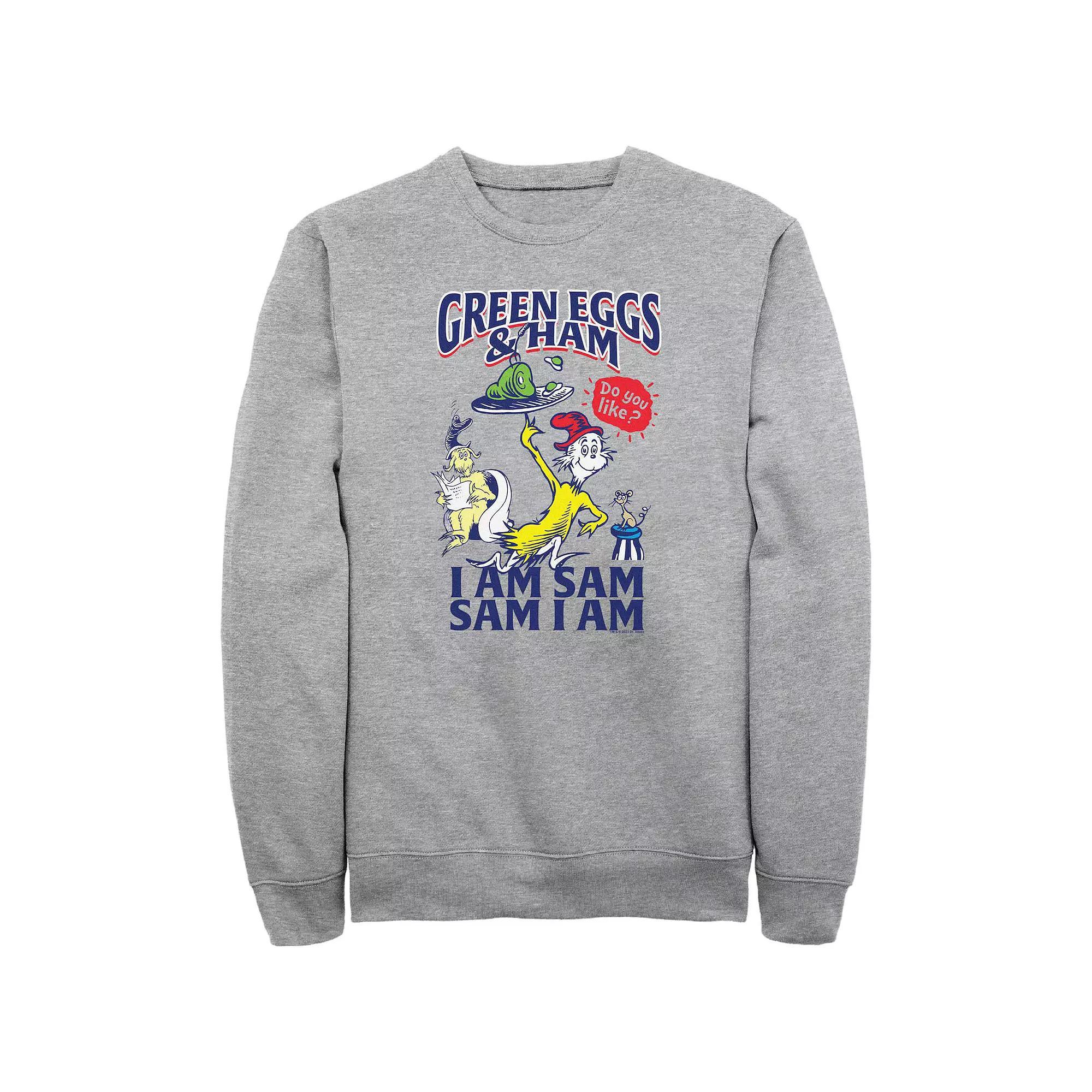 Big & Tall Dr. Seuss Green Eggs And Ham Do you Like Them? Graphic Fleece, Men's,  Product Image