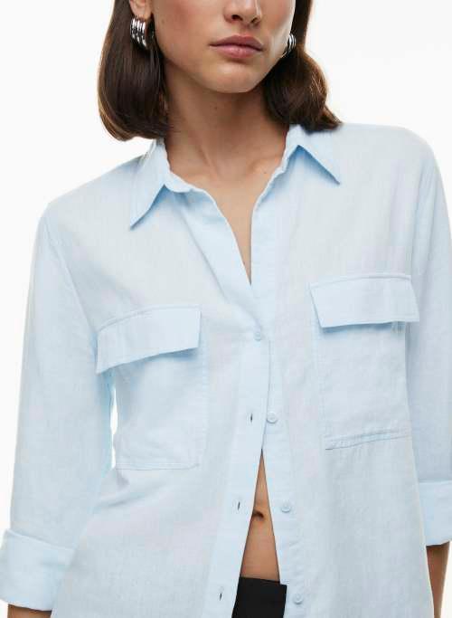 utility linen shirt Product Image