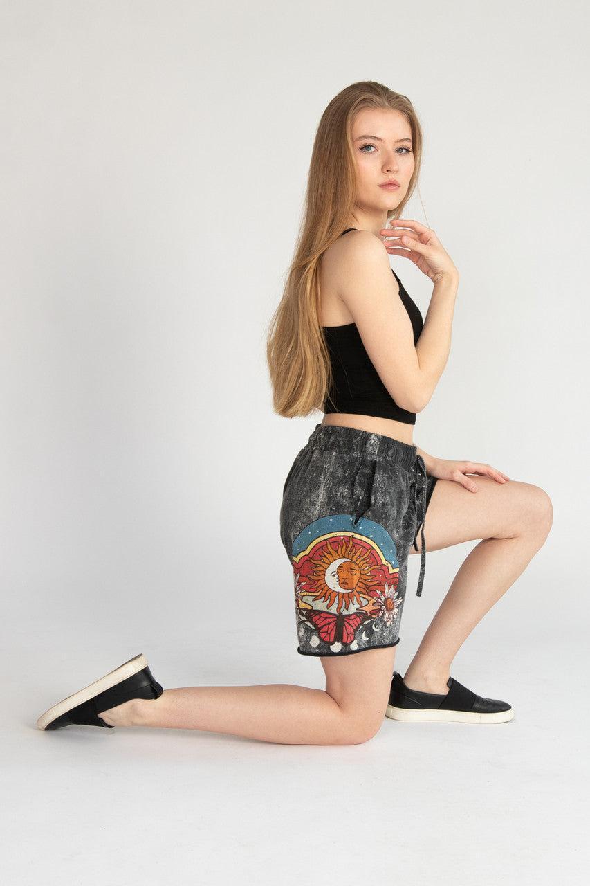 Celestial Dreaming Printed Sweatshorts Product Image