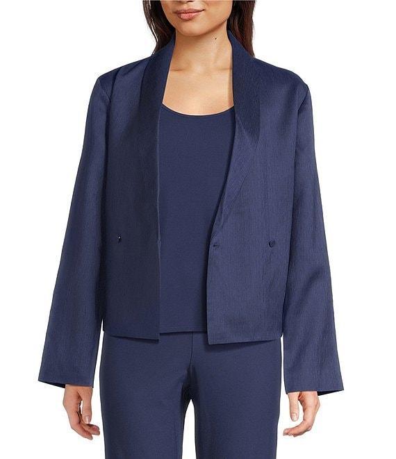 Eileen Fisher Stretch Silk Jersey Scoop Neck Sleeveless Tank Product Image