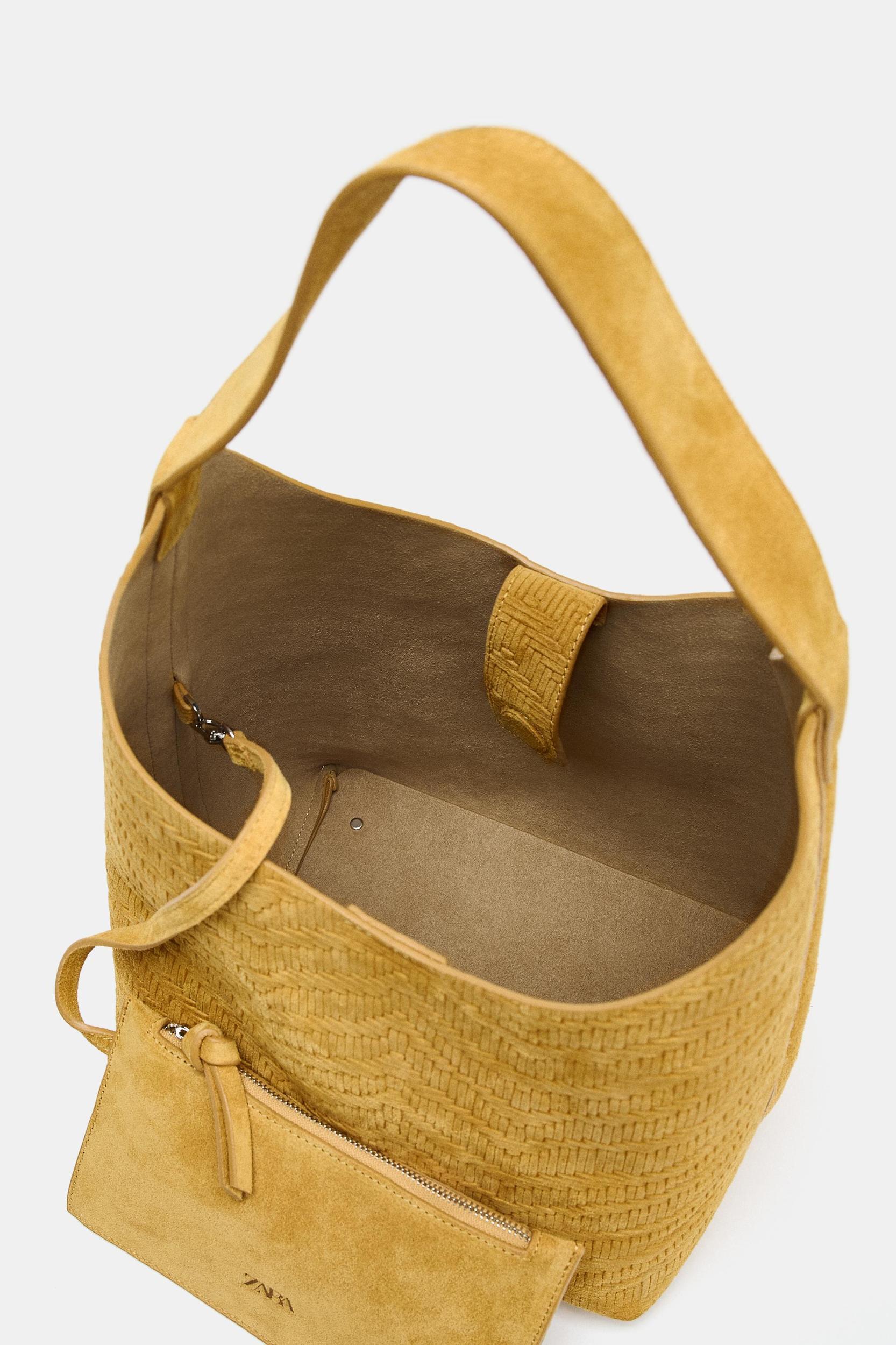 SPLIT LEATHER BRAIDED BAG Product Image