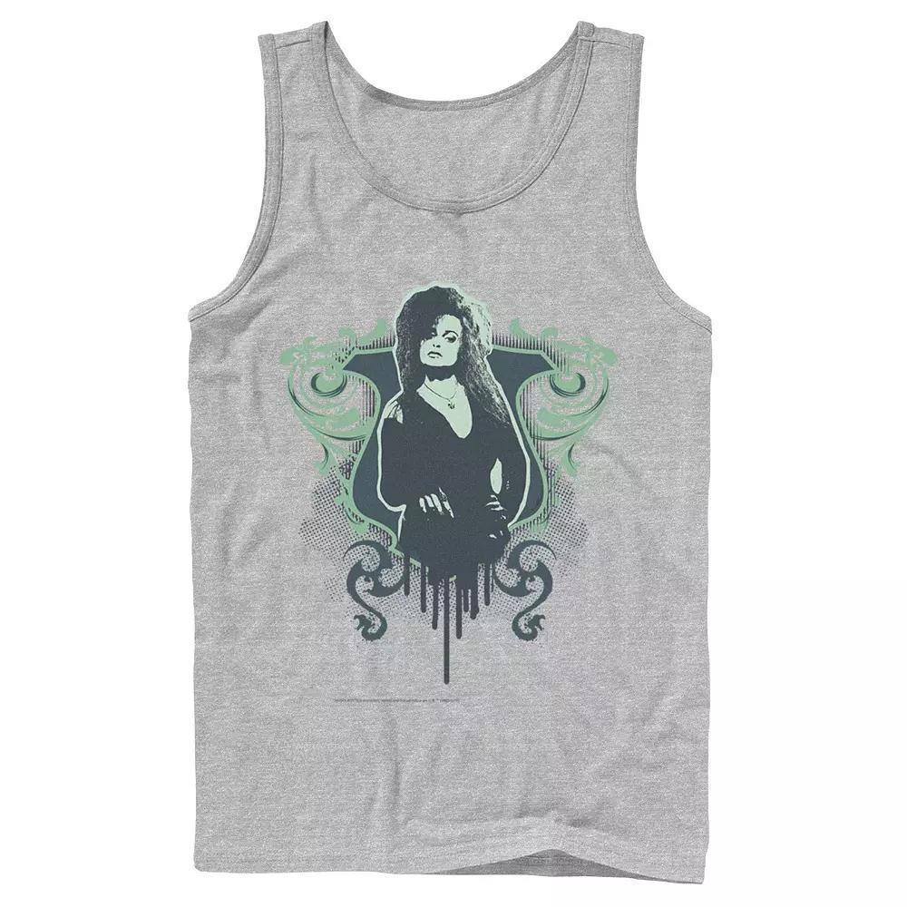 Men's Harry Potter Bellatrix Lestrange Dripping Portrait Graphic Tank Top,  Product Image