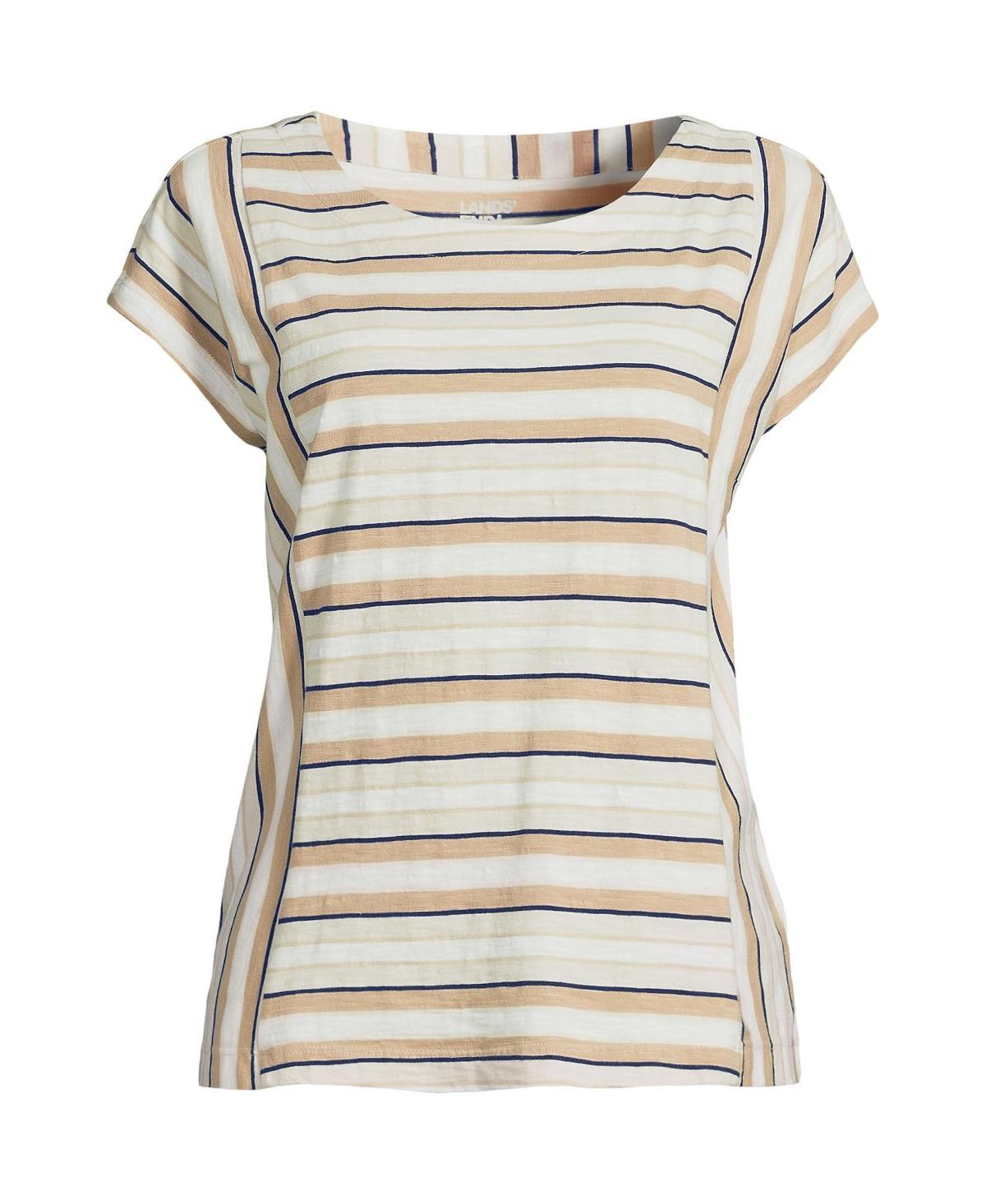 Womens Lands End Slub Tee Product Image