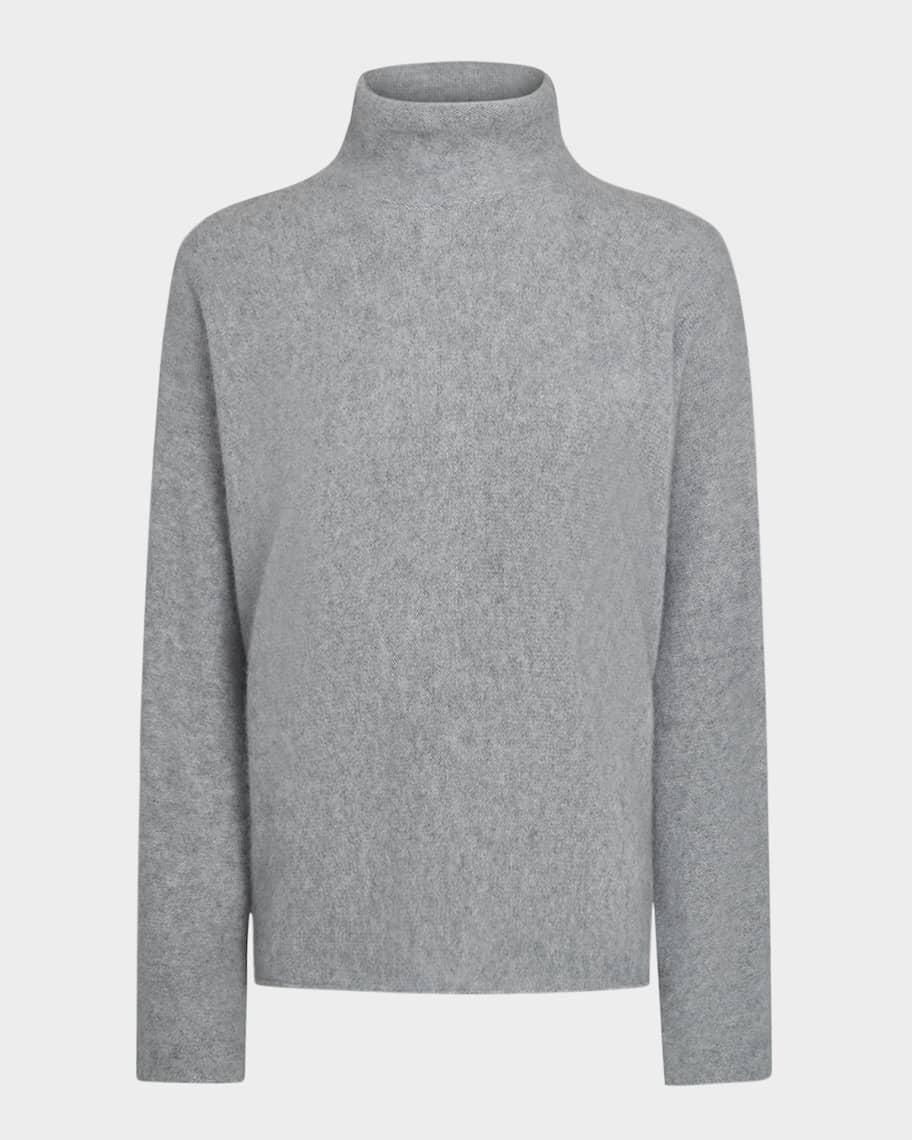 Boxy Cashmere Turtleneck Sweater Product Image