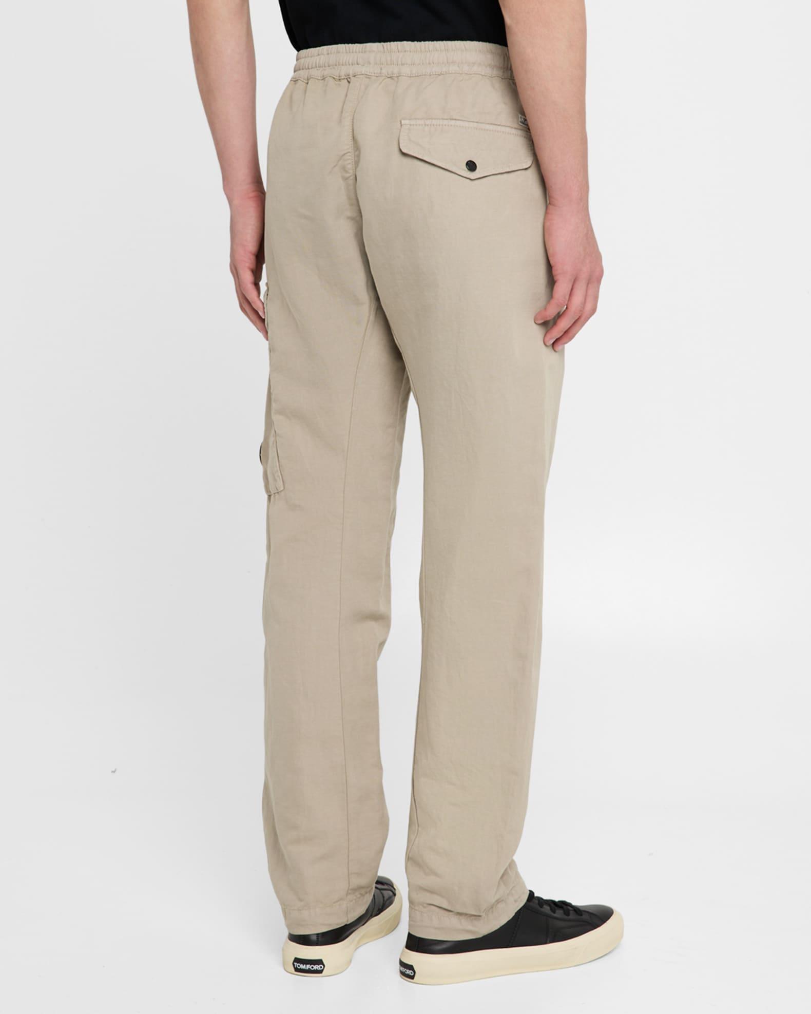 Men's Cotton-Linen Cargo Pants Product Image