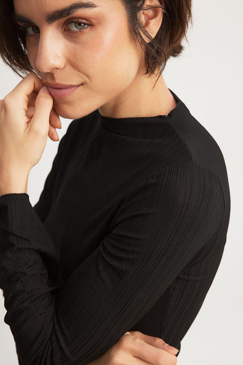 Long Sleeve Rib Top Product Image