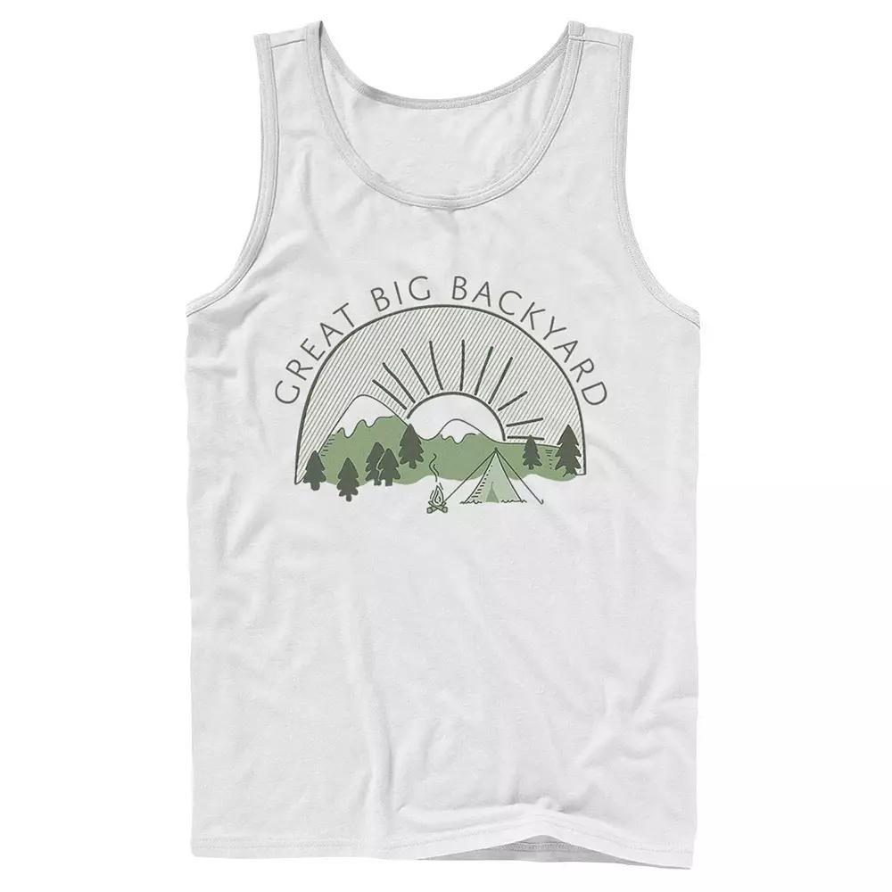 Men's Great Big Backyard Camping Tank Top,  Product Image