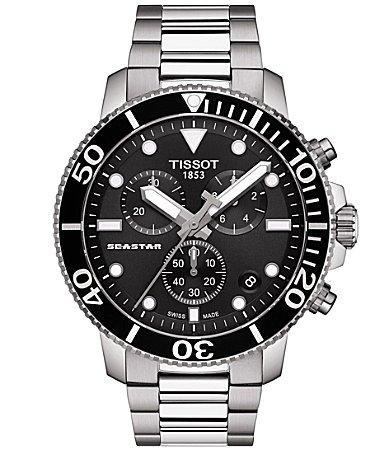 Tissot Seastar 1000 Blue-Dial Chronograph, 45.5mm Product Image