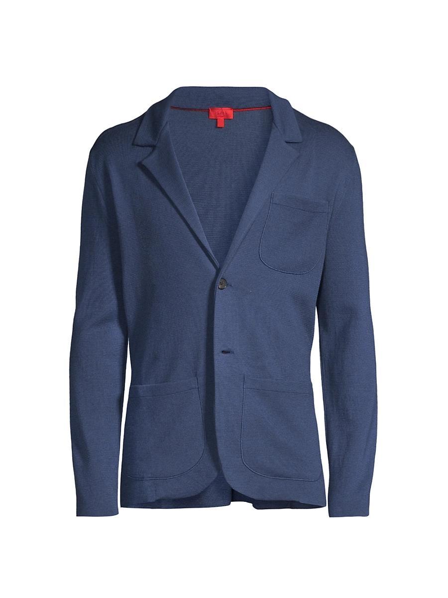 Mens Wool Sweater Jacket Product Image