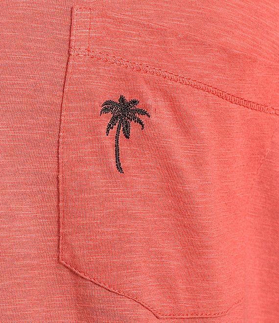Caribbean Solid Short Sleeve Slub T-Shirt Product Image