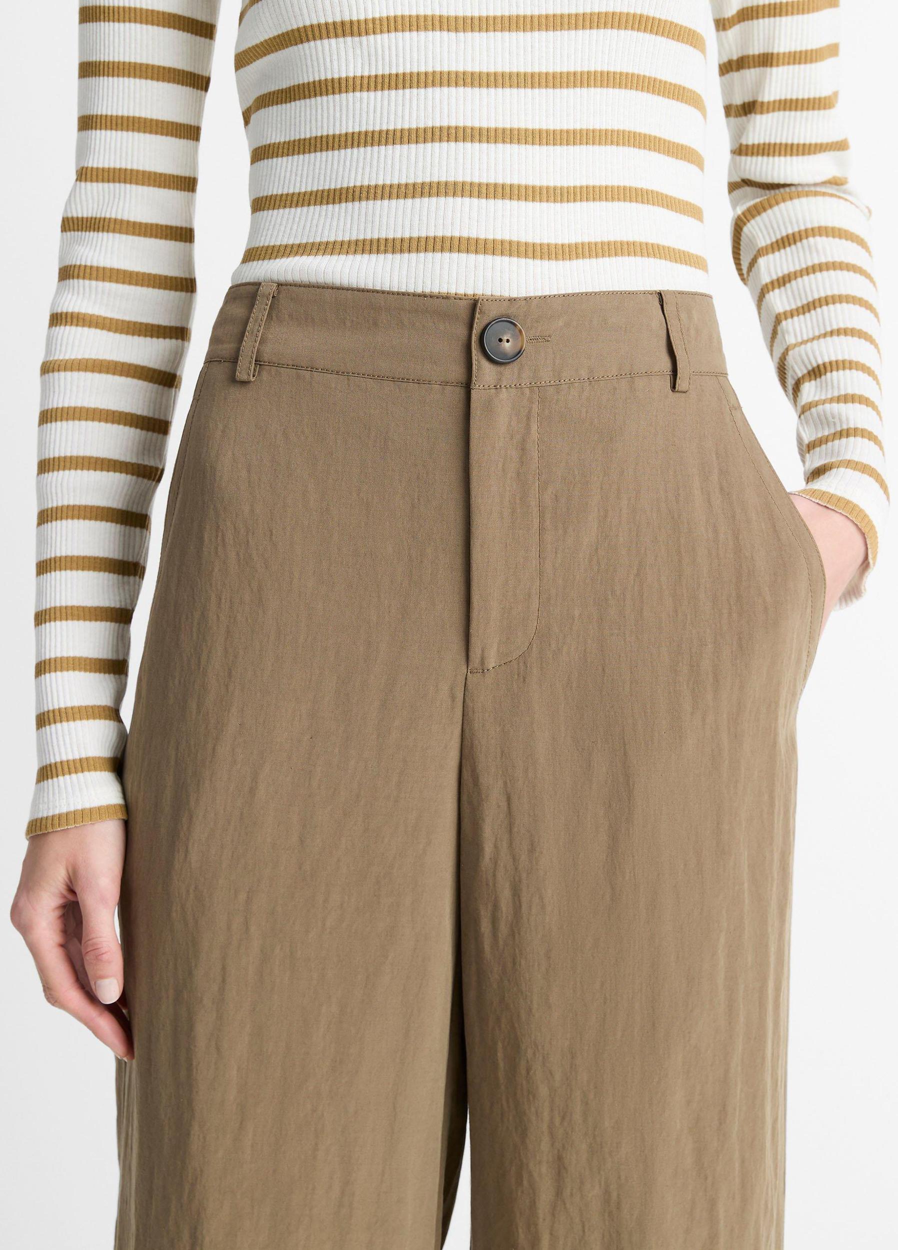 Textured Relaxed Wide-Leg Pant Product Image