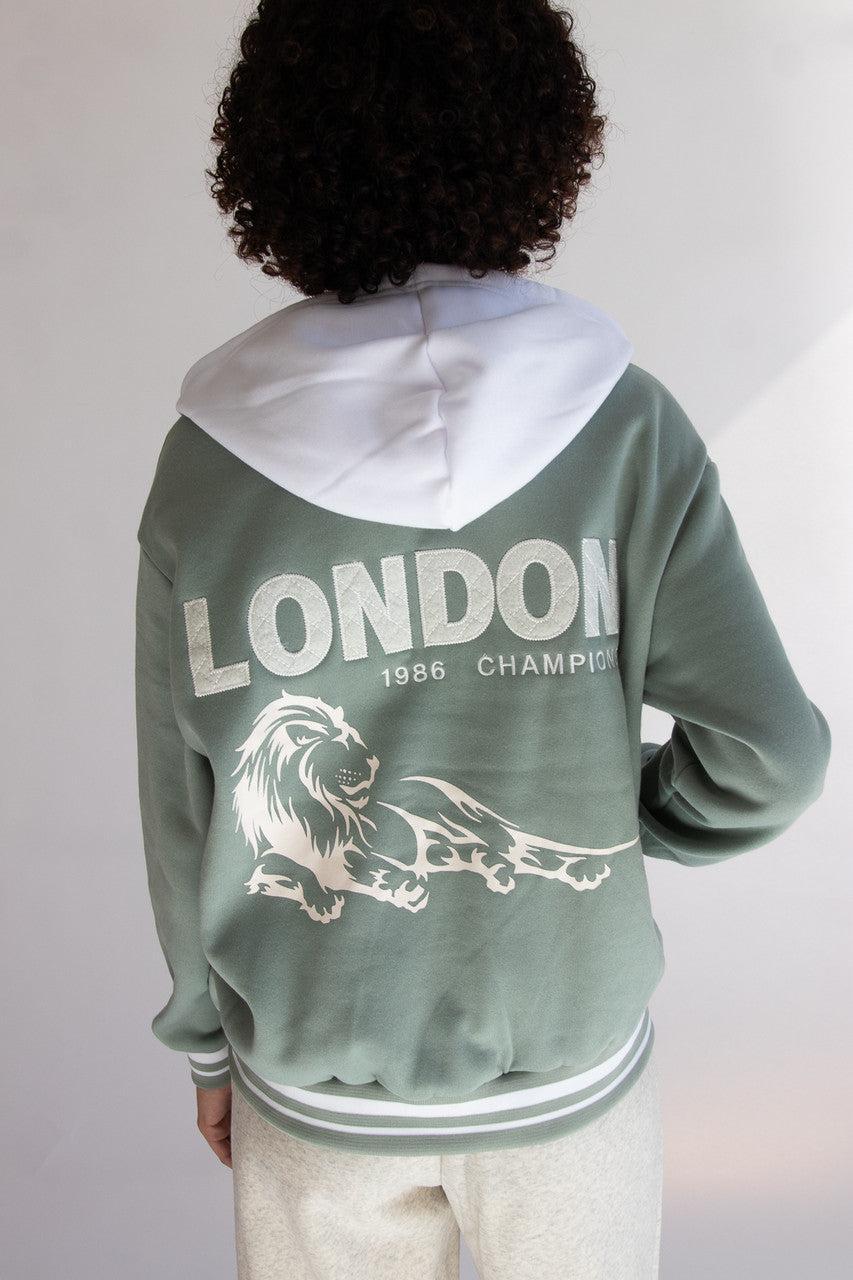 Hooded Varsity Sweatshirt Product Image