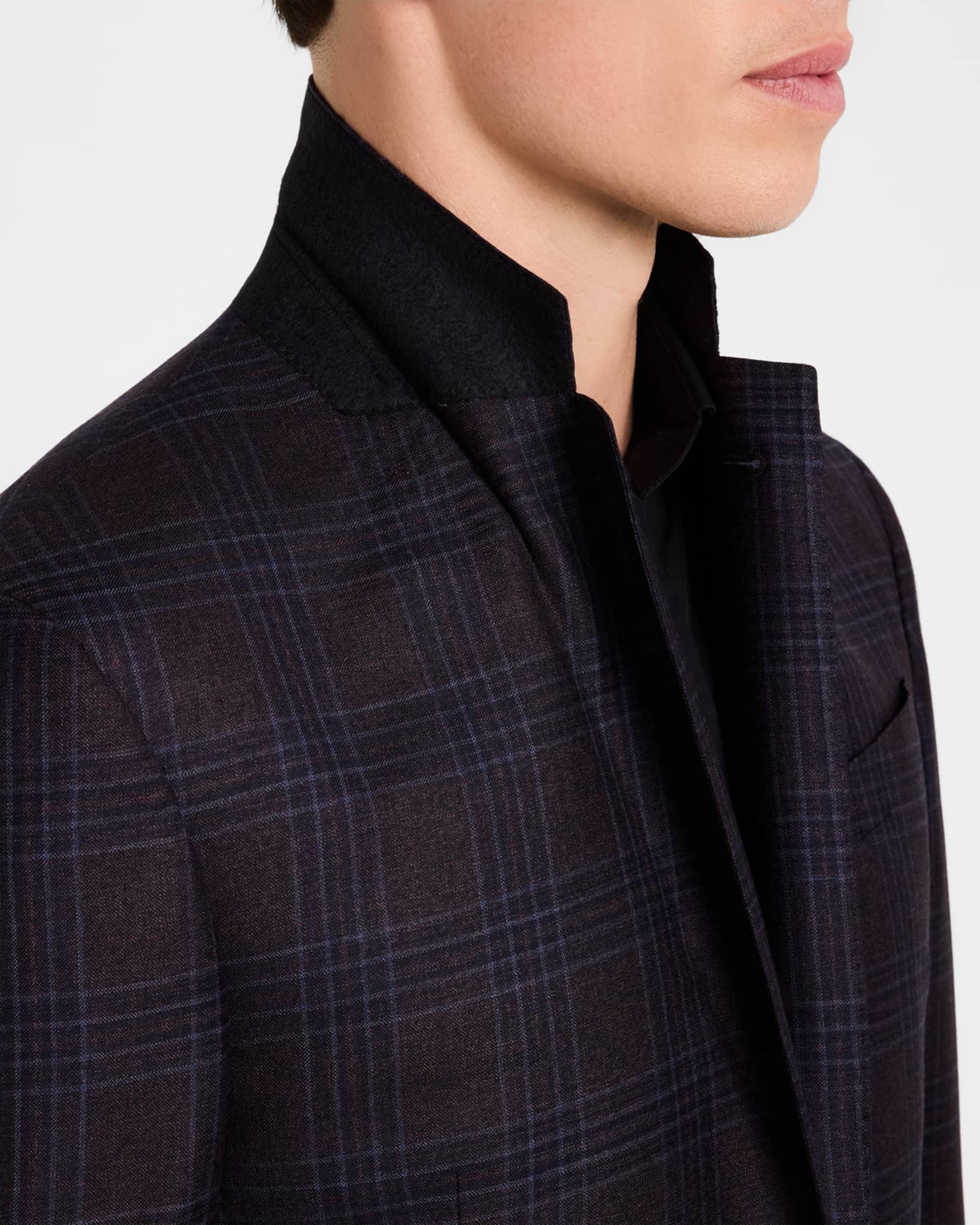 Men's 130s Wool Plaid Sport Coat Product Image
