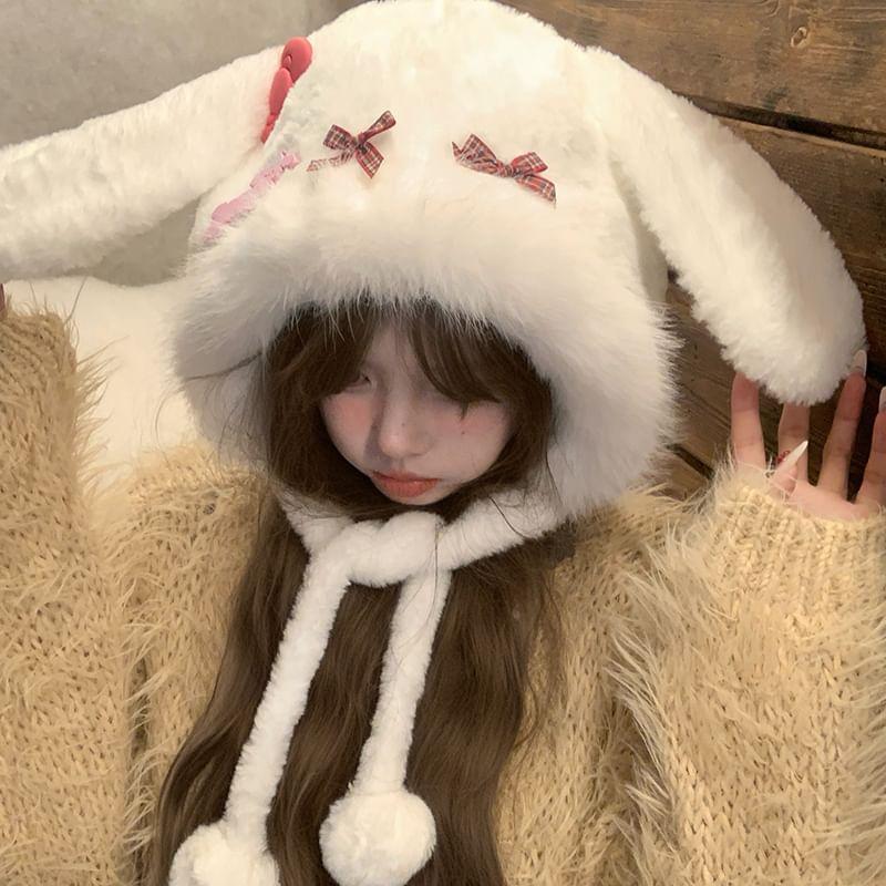 Bunny Ear Fluffy Hat Product Image