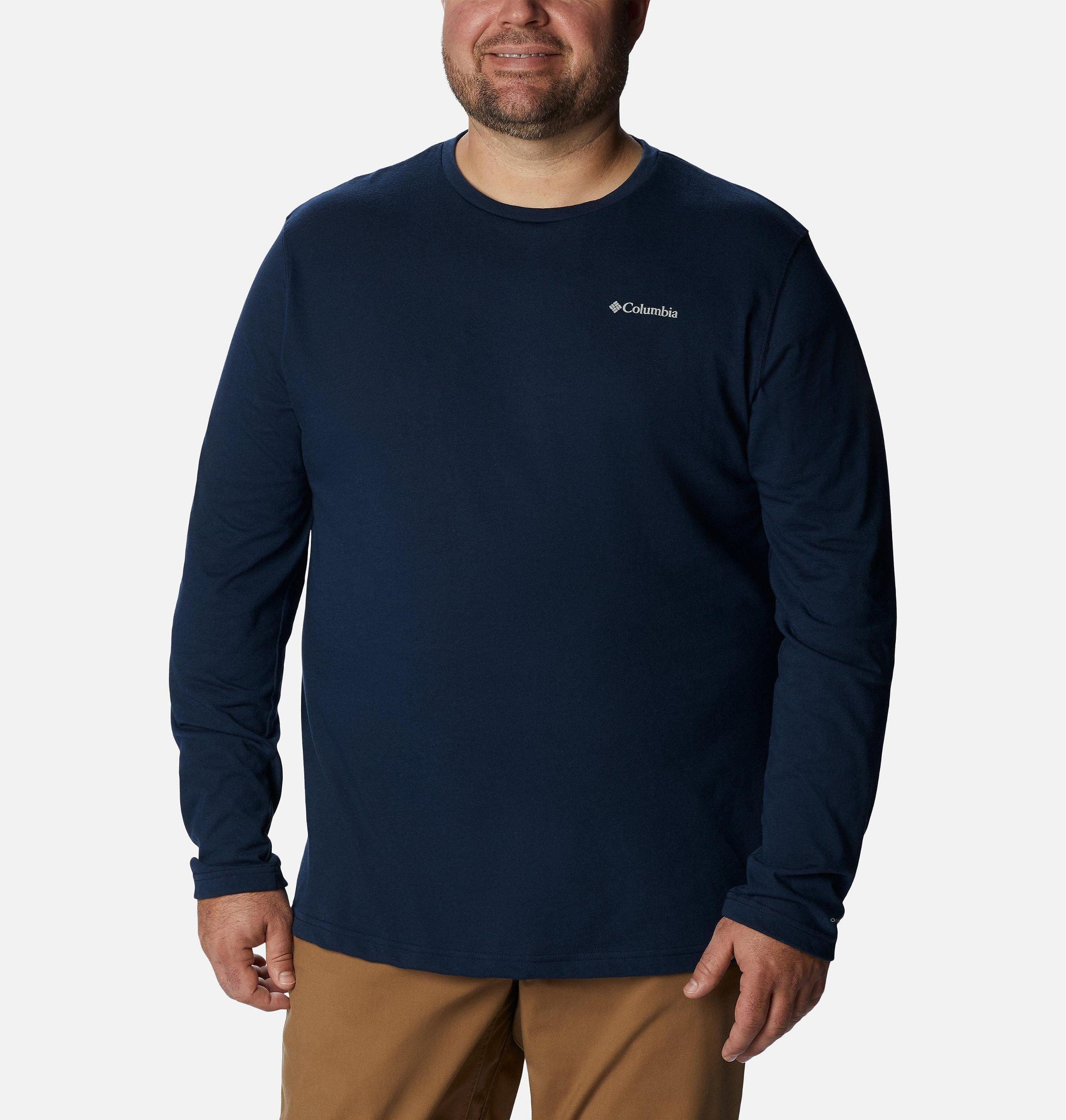 Columbia Mens Thistletown Hills Long Sleeve Crew Shirt - Big- Product Image