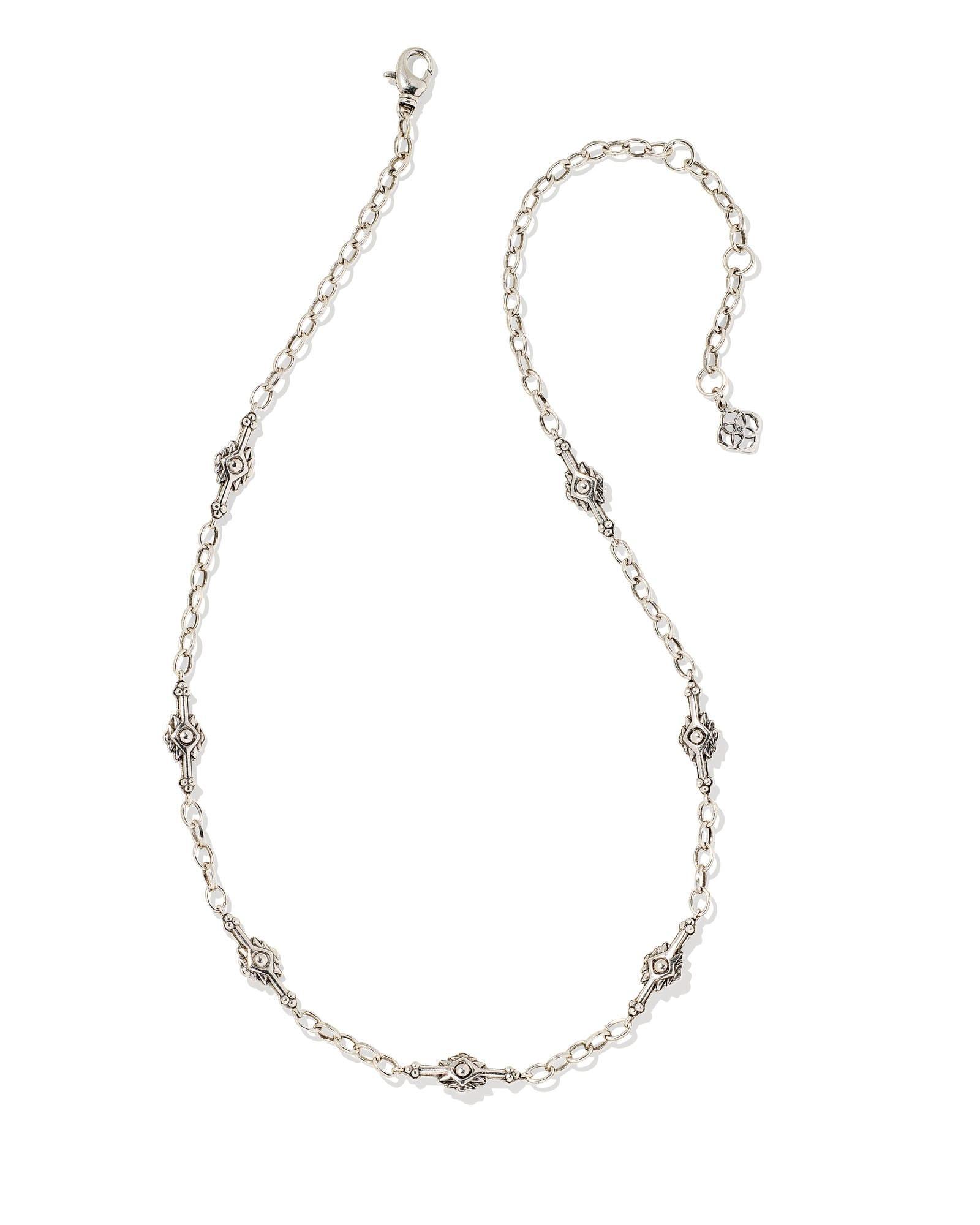 Shiva Strand Necklace in Vintage Silver Product Image