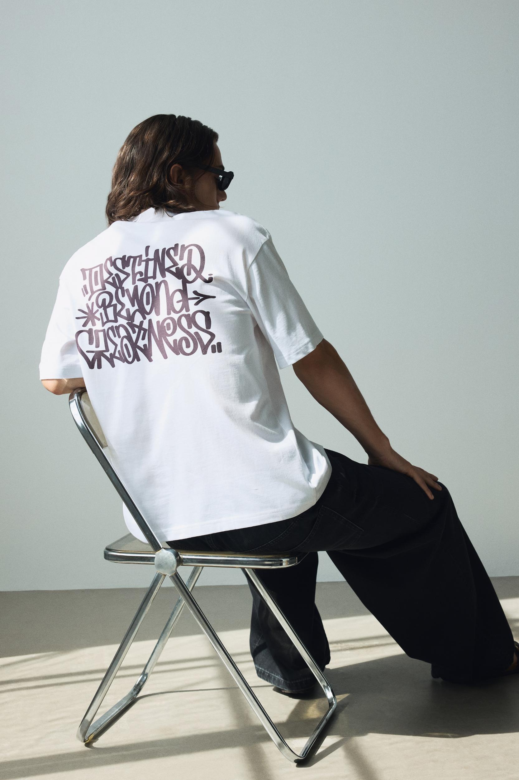 Loose Fit Printed T-shirt Product Image