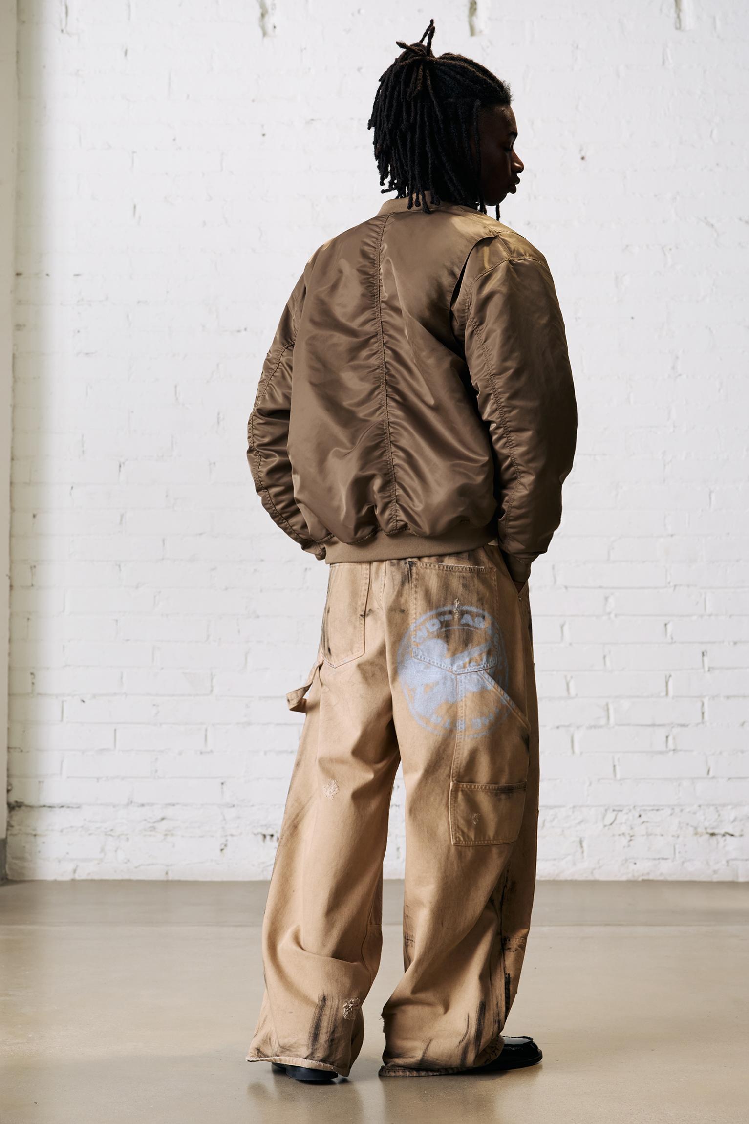 STWD embroidered bomber jacket Product Image