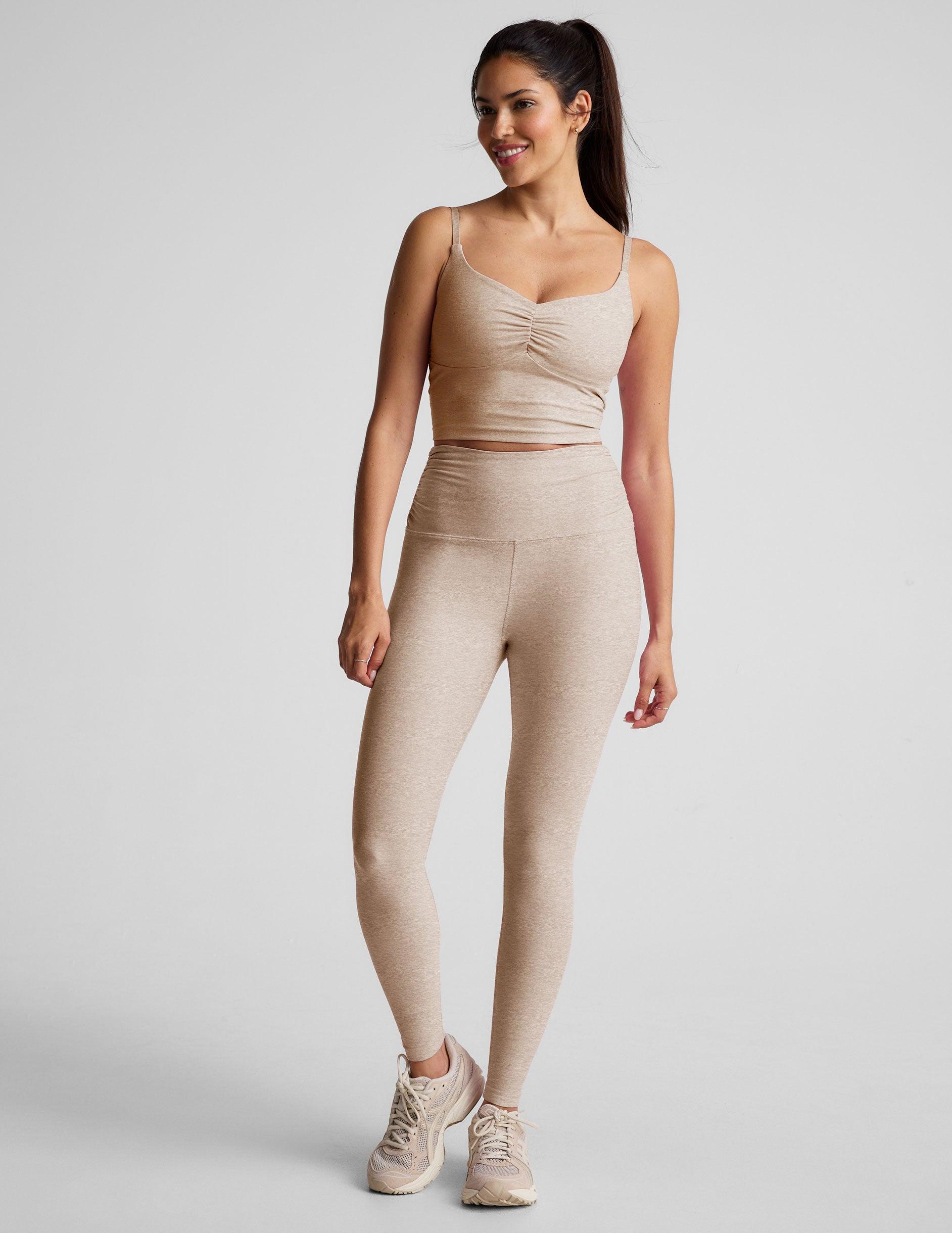 Spacedye Raise The Barre Shirred Cropped Tank Product Image