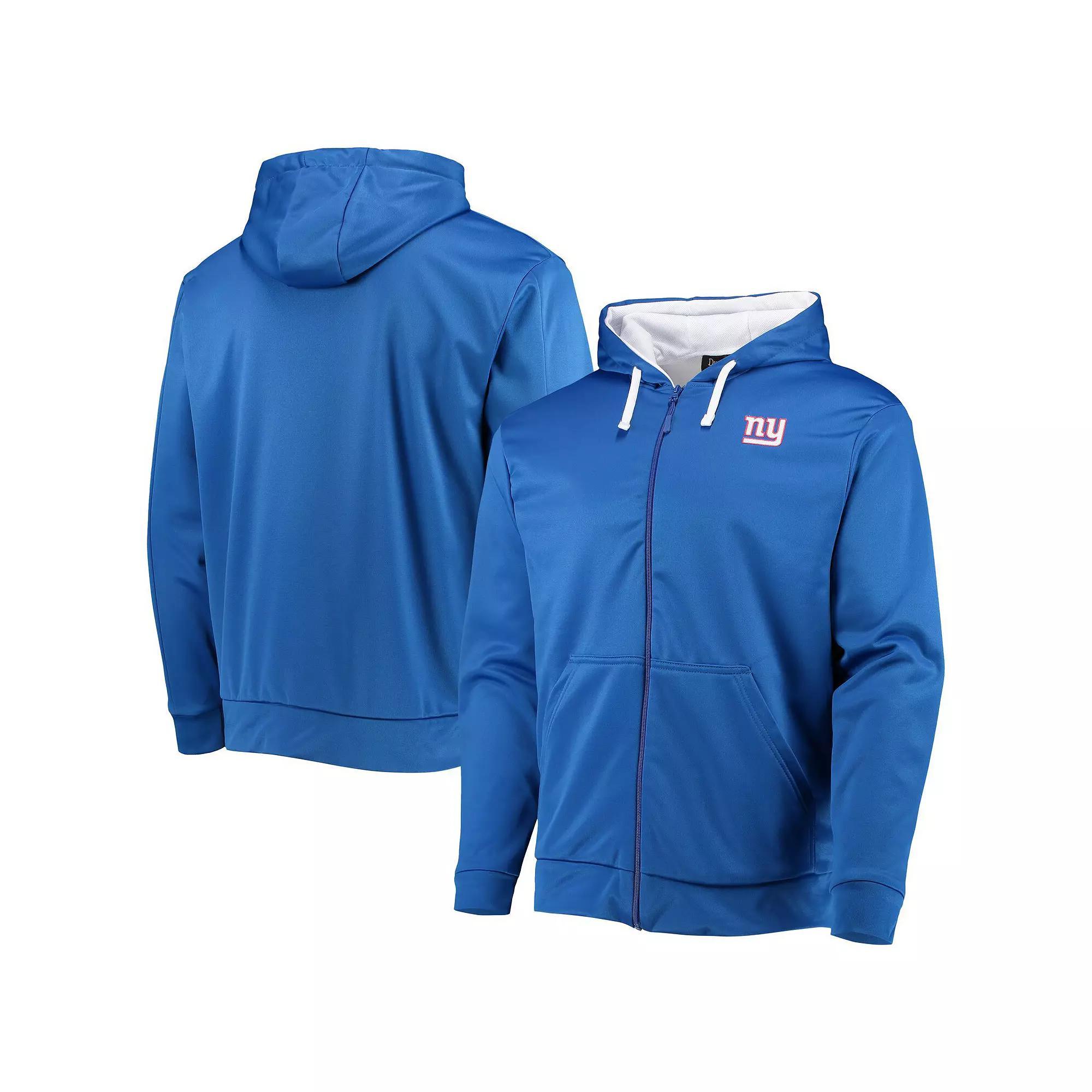 Men's Dunbrooke Royal/White New York Giants Apprentice Full-Zip Hoodie, Size: Large, Blue Product Image