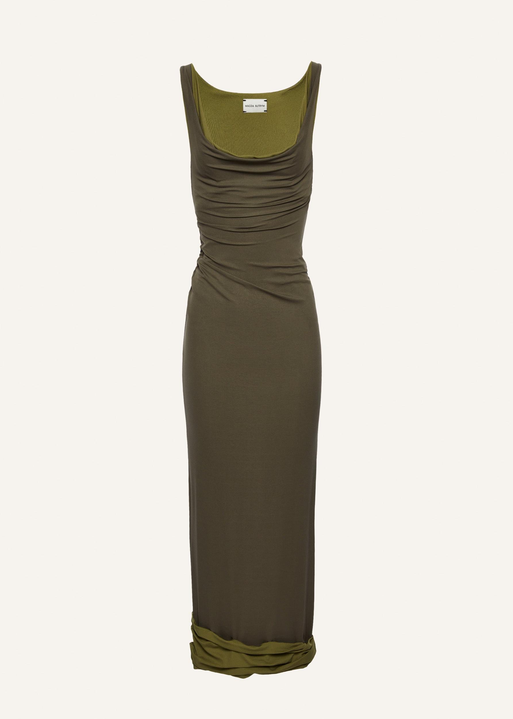 Rose print scarf in beige Product Image