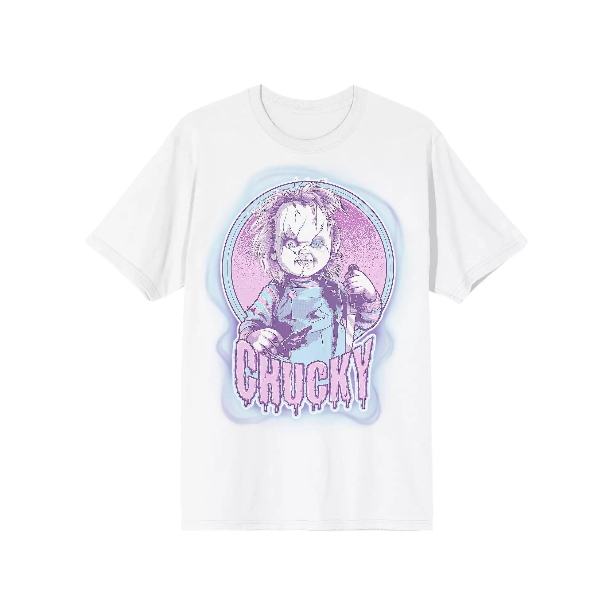 Men's Chucky Graphic Tee, Size: Large, White Product Image