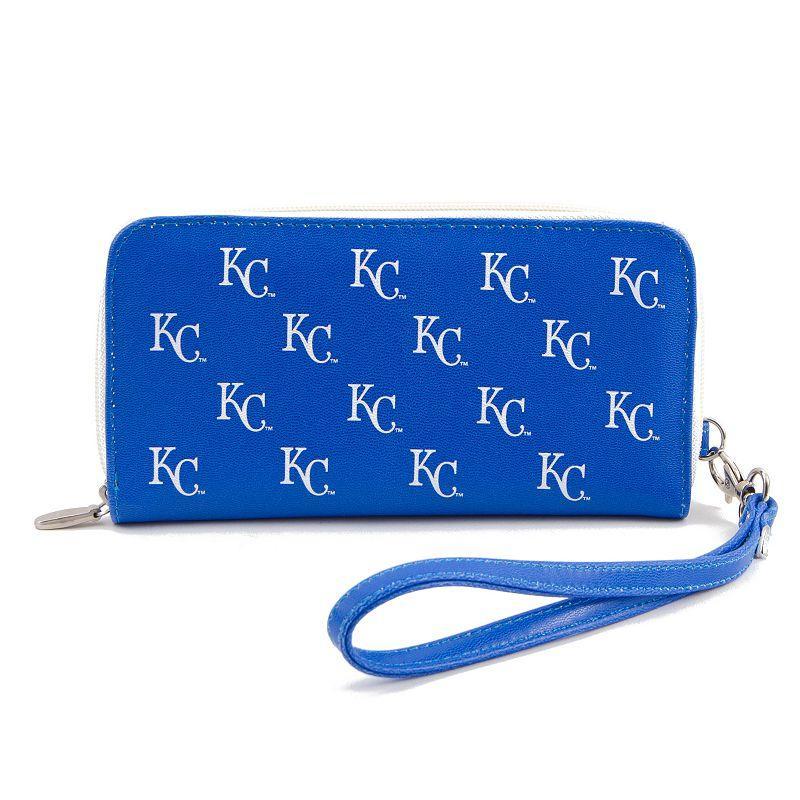 Womens Kansas City Royals Zip-Around Wristlet Wallet Product Image