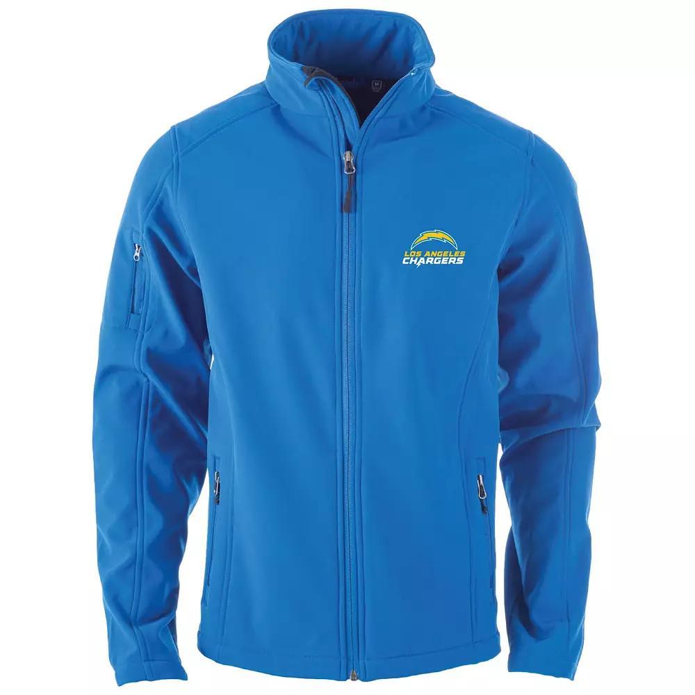 Men's Powder Blue Los Angeles Chargers Sonoma Softshell Full-Zip Jacket,  Product Image