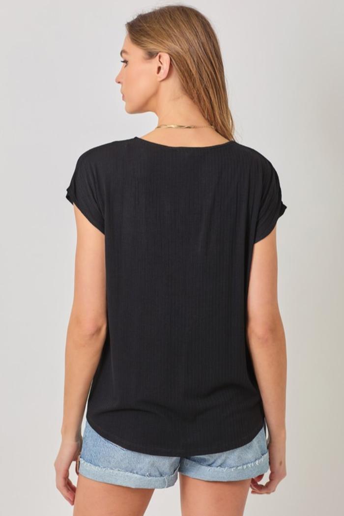 Surplice V Neck Top Product Image