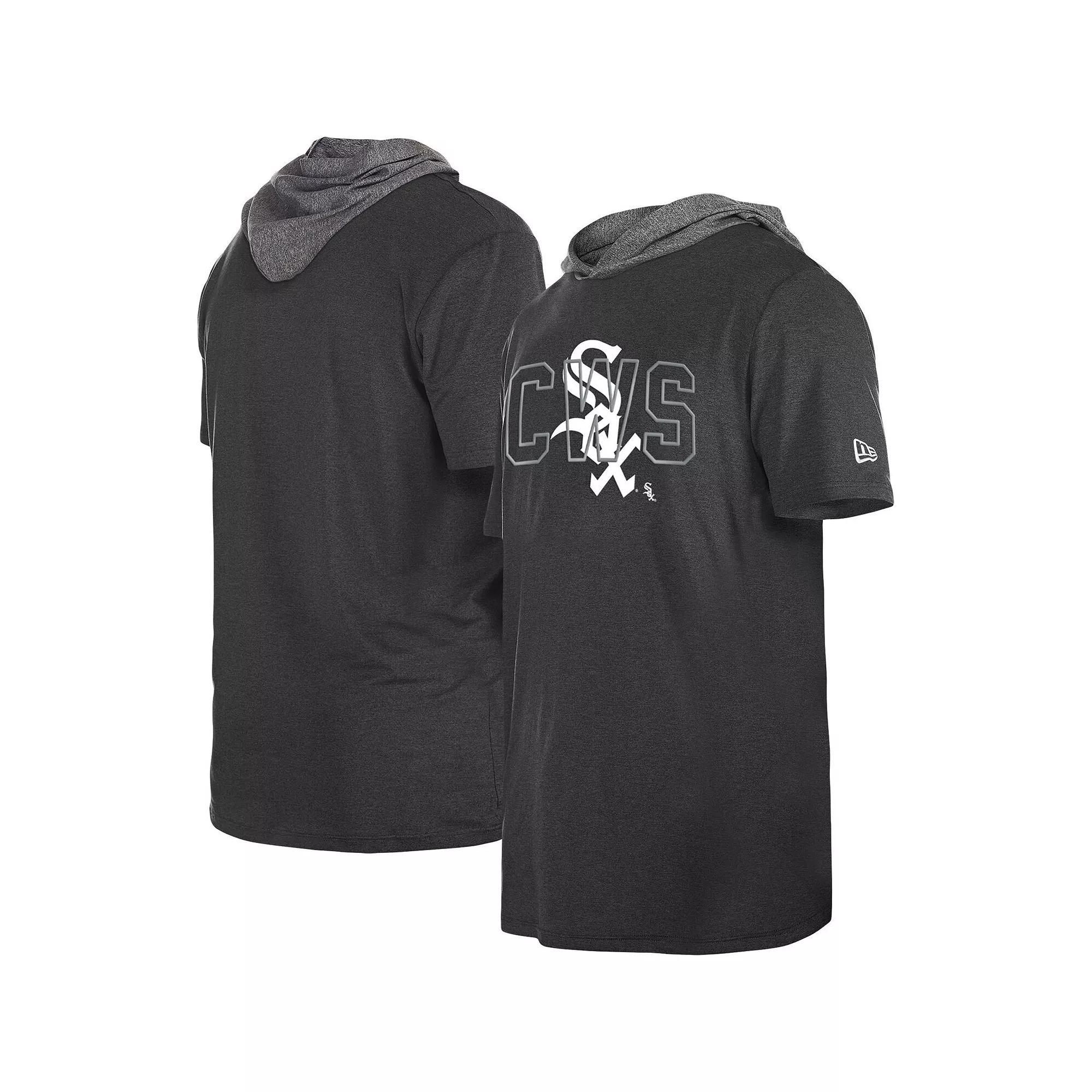 Men's New Era Black Chicago White Sox Team Hoodie T-Shirt,  Product Image