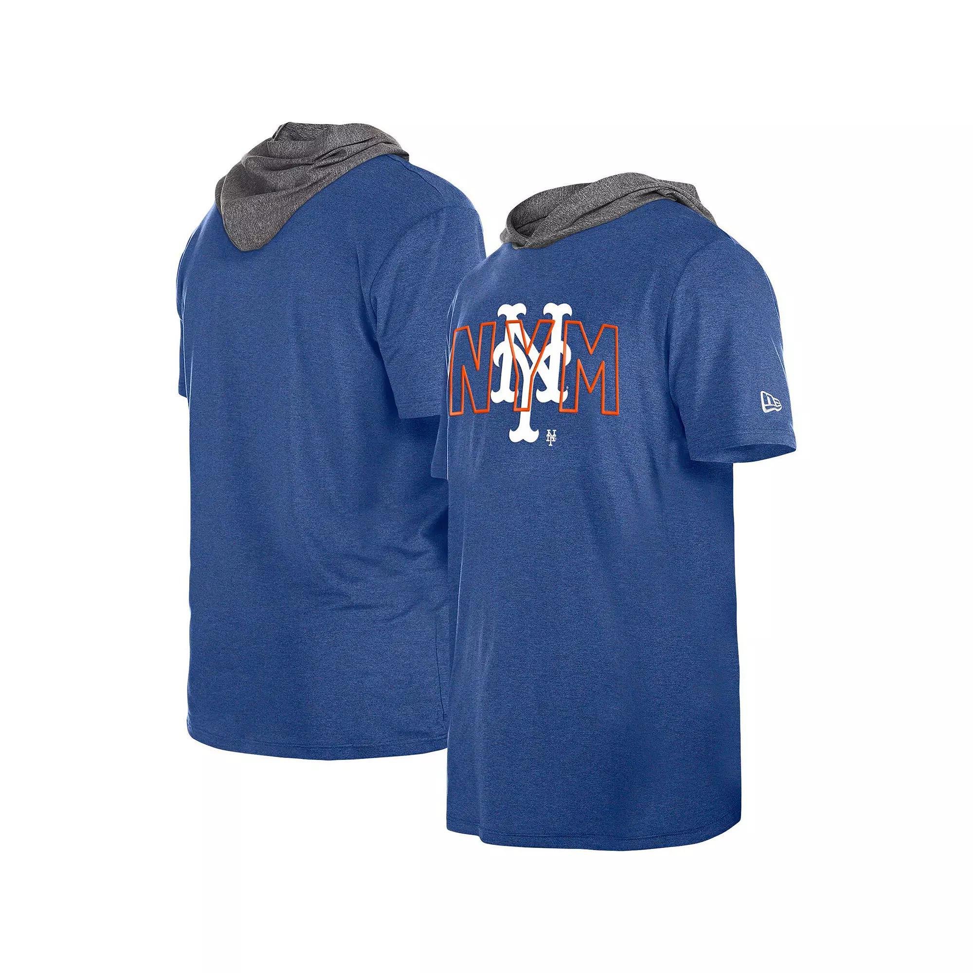 Men's New Era Royal New York Mets Team Hoodie T-Shirt, Size: Large, Blue Product Image