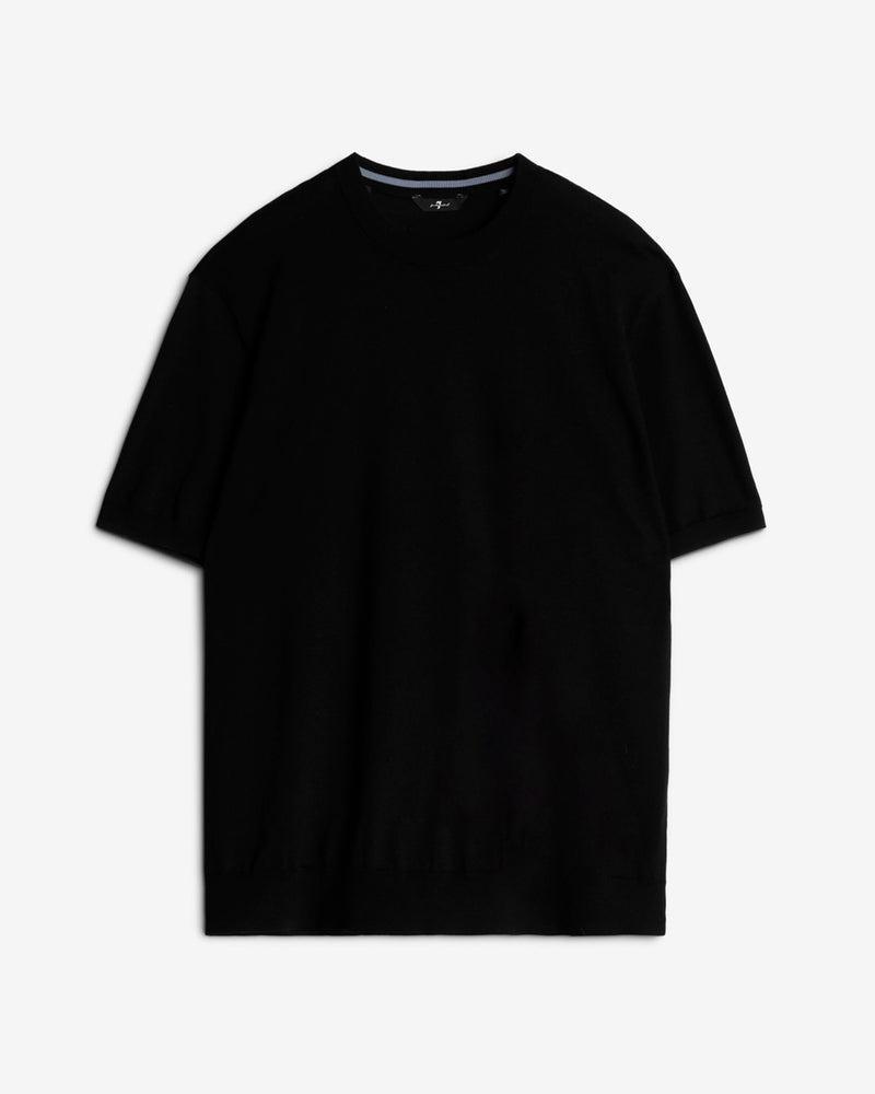 Classic Cotton Short Sleeve Sweater Product Image