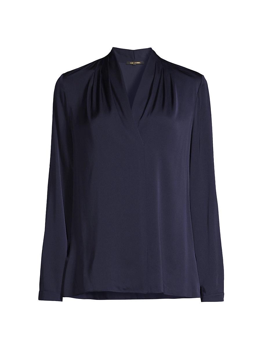 Womens Nellie Silk-Satin Blouse Product Image