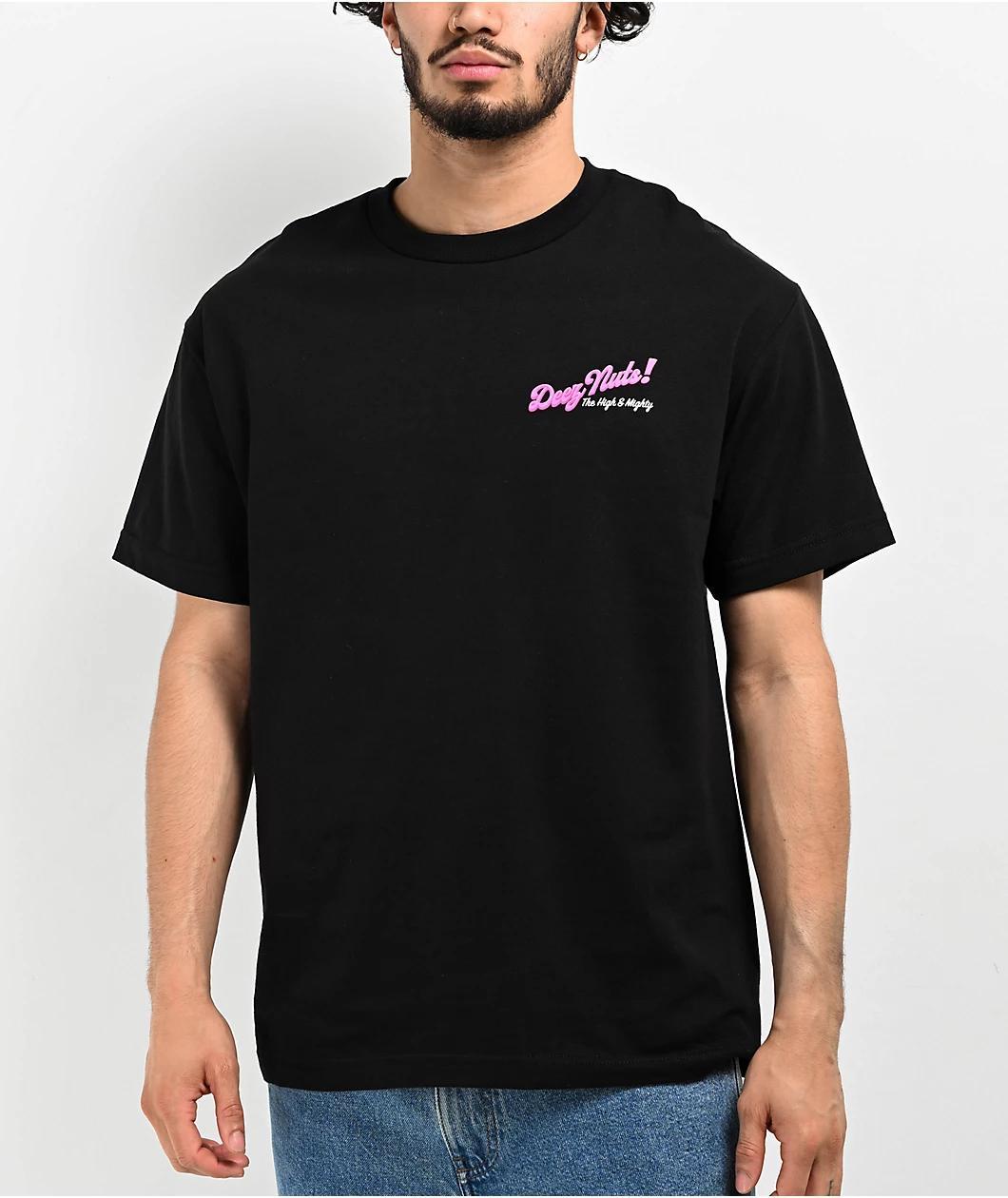 The High & Mighty Deez Nuts Black T-Shirt Product Image