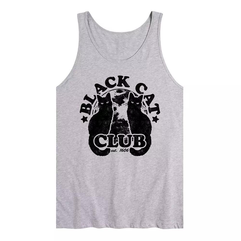 Men's Black Cat Club Since 1606 Witchy Graphic Tank Top,  Product Image