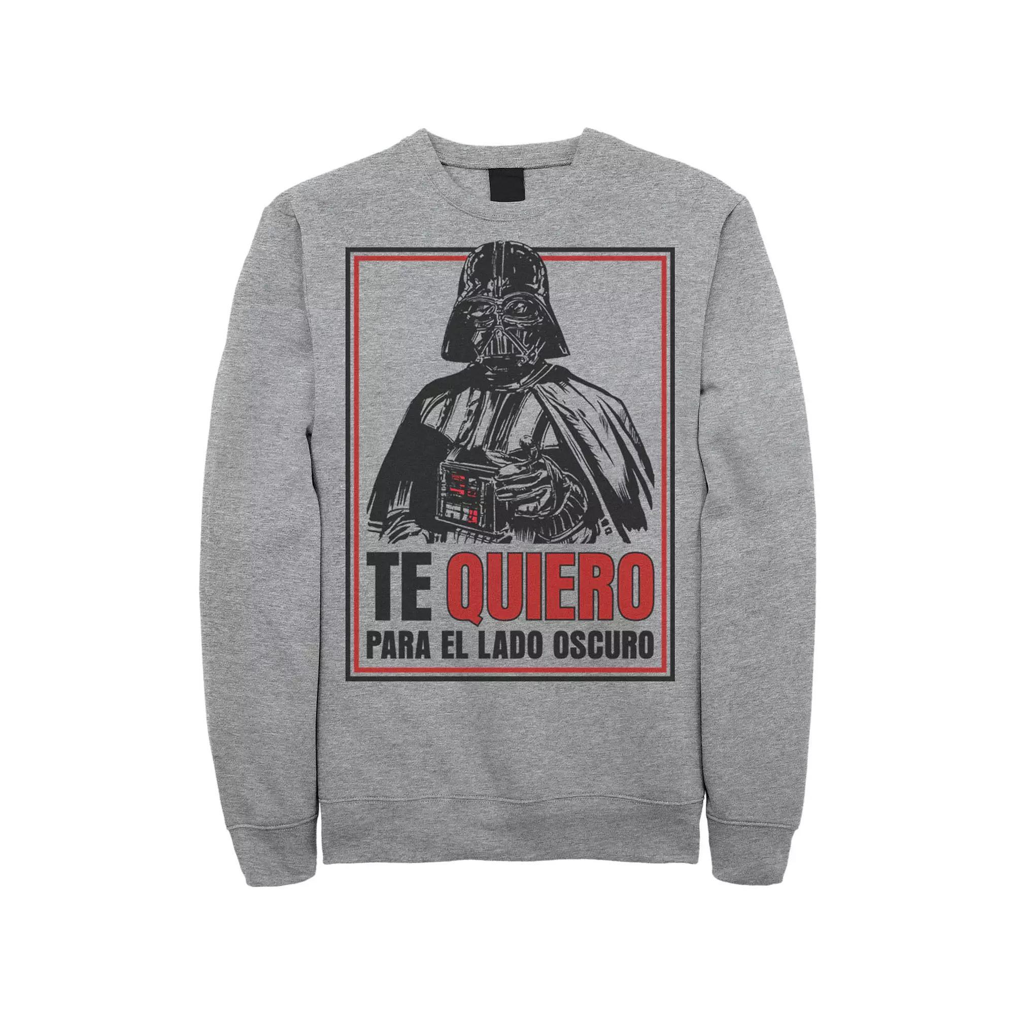 Men's Star Wars Te Quiero Para El Lado Oscuro Fleece Sweatshirt,  Product Image